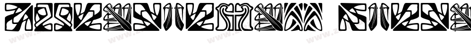 ornamental penmanshi字体转换